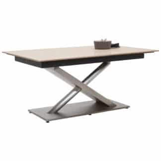 XXXLutz Jídelní Stůl Dýhované Dub Barvy Dubu Barvy Nerez Oceli Dieter Knoll