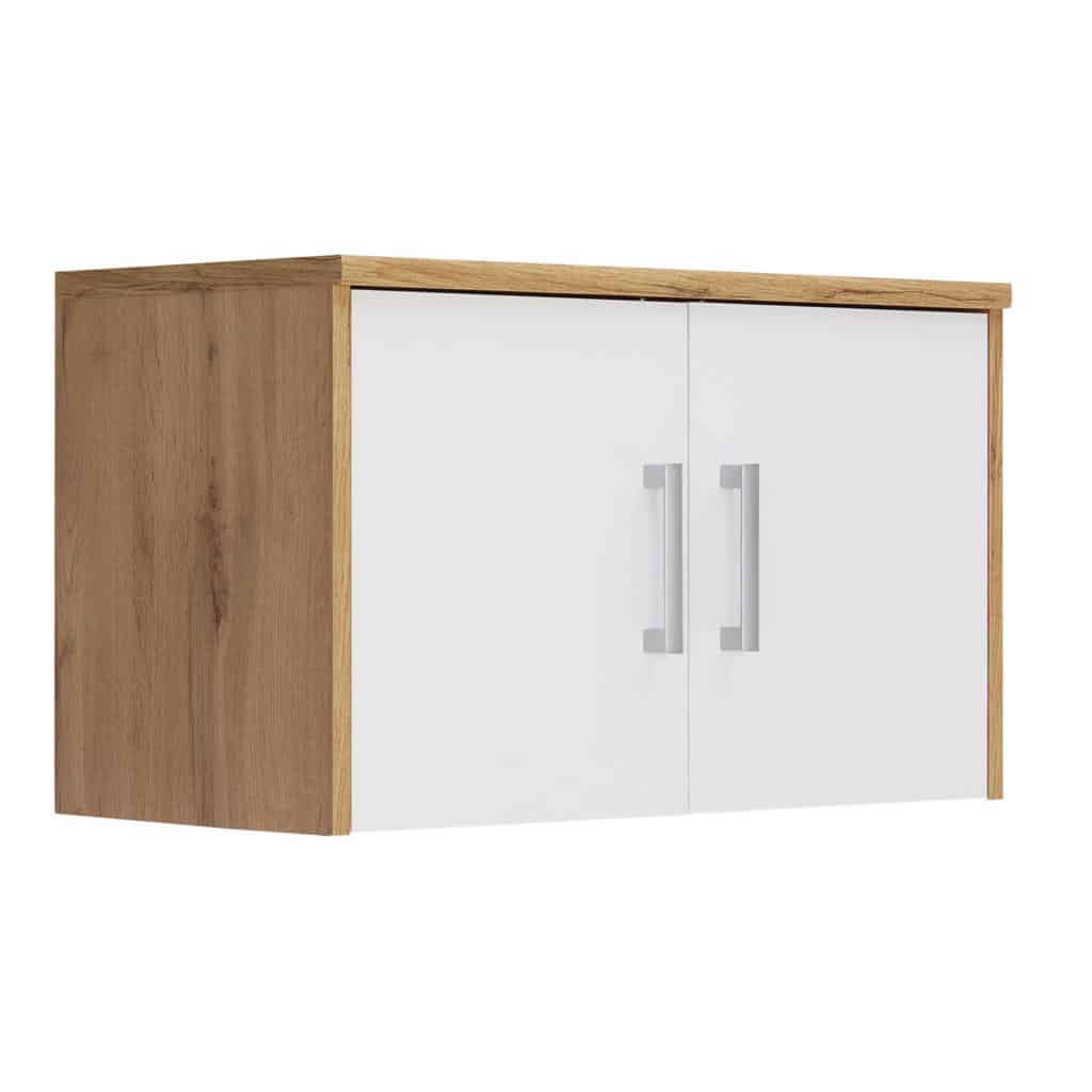 XXXLutz Nástavec Na Skříň Bílá Barvy Dubu Xora