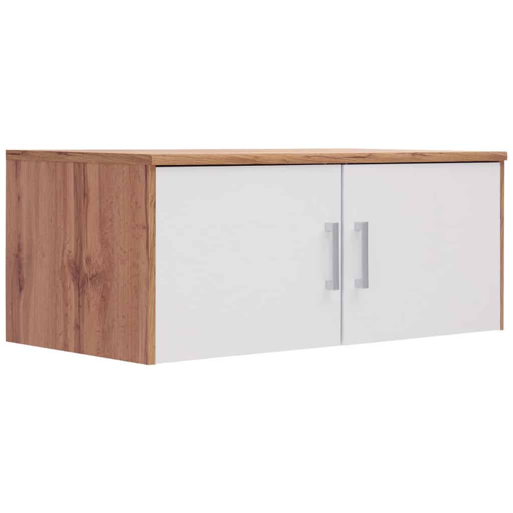 XXXLutz Nástavec Na Skříň Bílá Barvy Dubu Xora