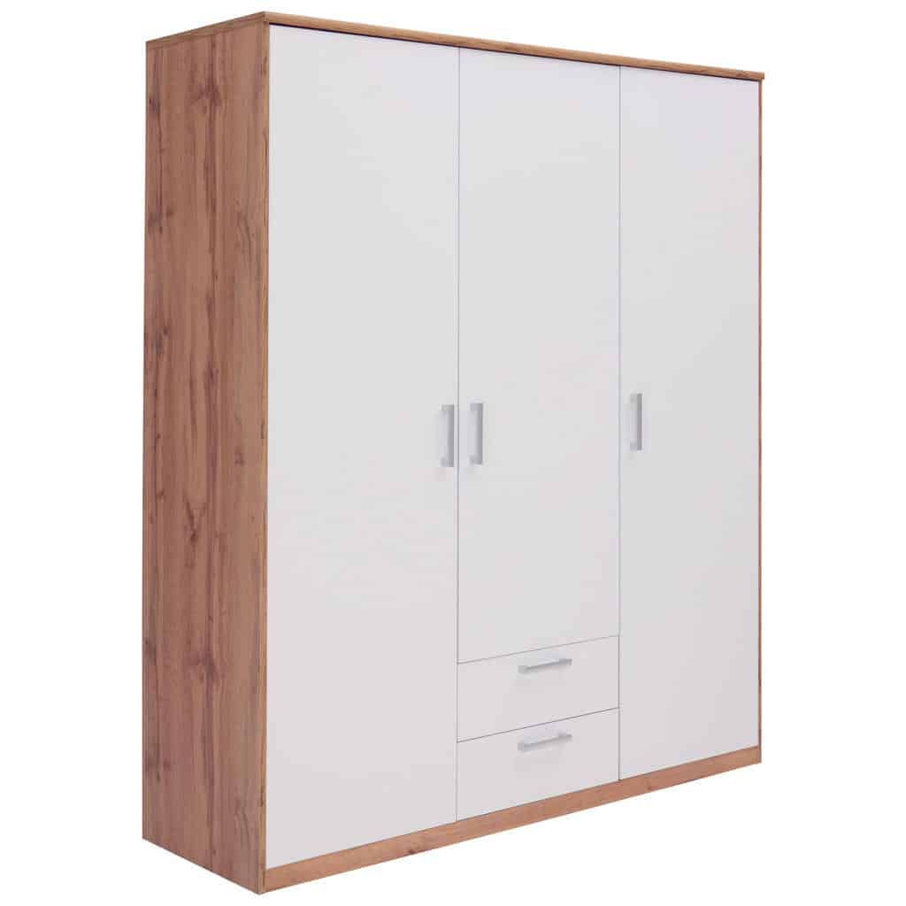 XXXLutz Šatní Skříň Bílá Barvy Dubu Xora
