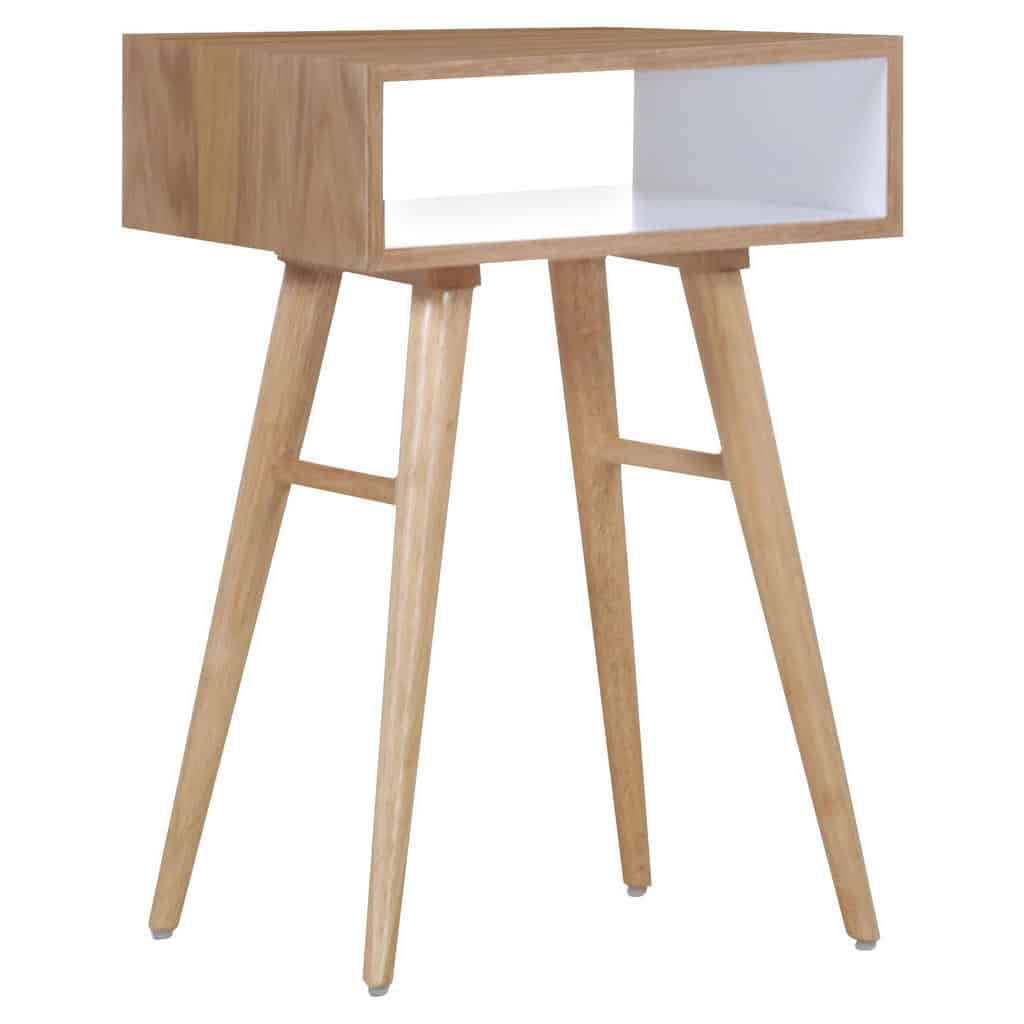 XXXLutz Odkládací Stolek Přírodní Barvy Bílá Carryhome