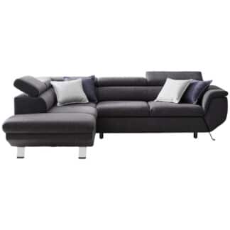 XXXLutz Sedací Souprava Textil Tmavě Šedá Welnova