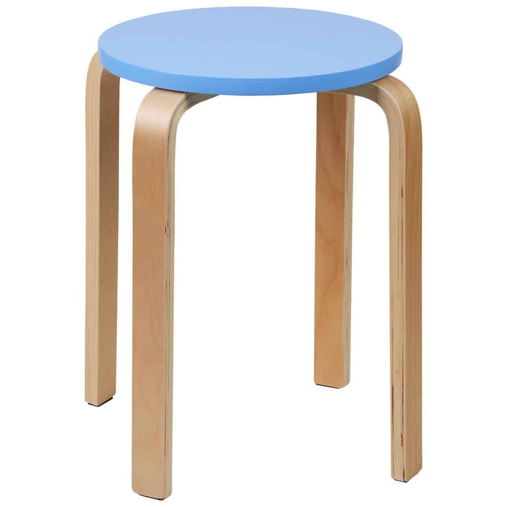 XXXLutz Taburet Bříza Topol Světle Modrá Barvy Břízy Carryhome