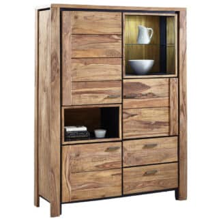 XXXLutz Vitrína Barvy Sheesham Landscape