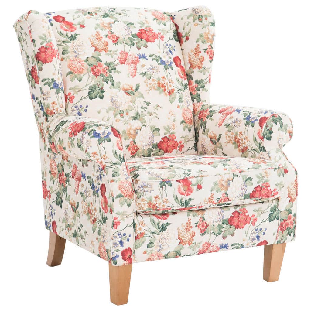 XXXLutz Křeslo Ušák Textil Vícebarevná Landscape