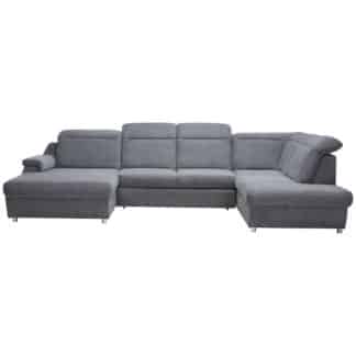 XXXLutz Sedací Souprava Textil Šedá Welnova