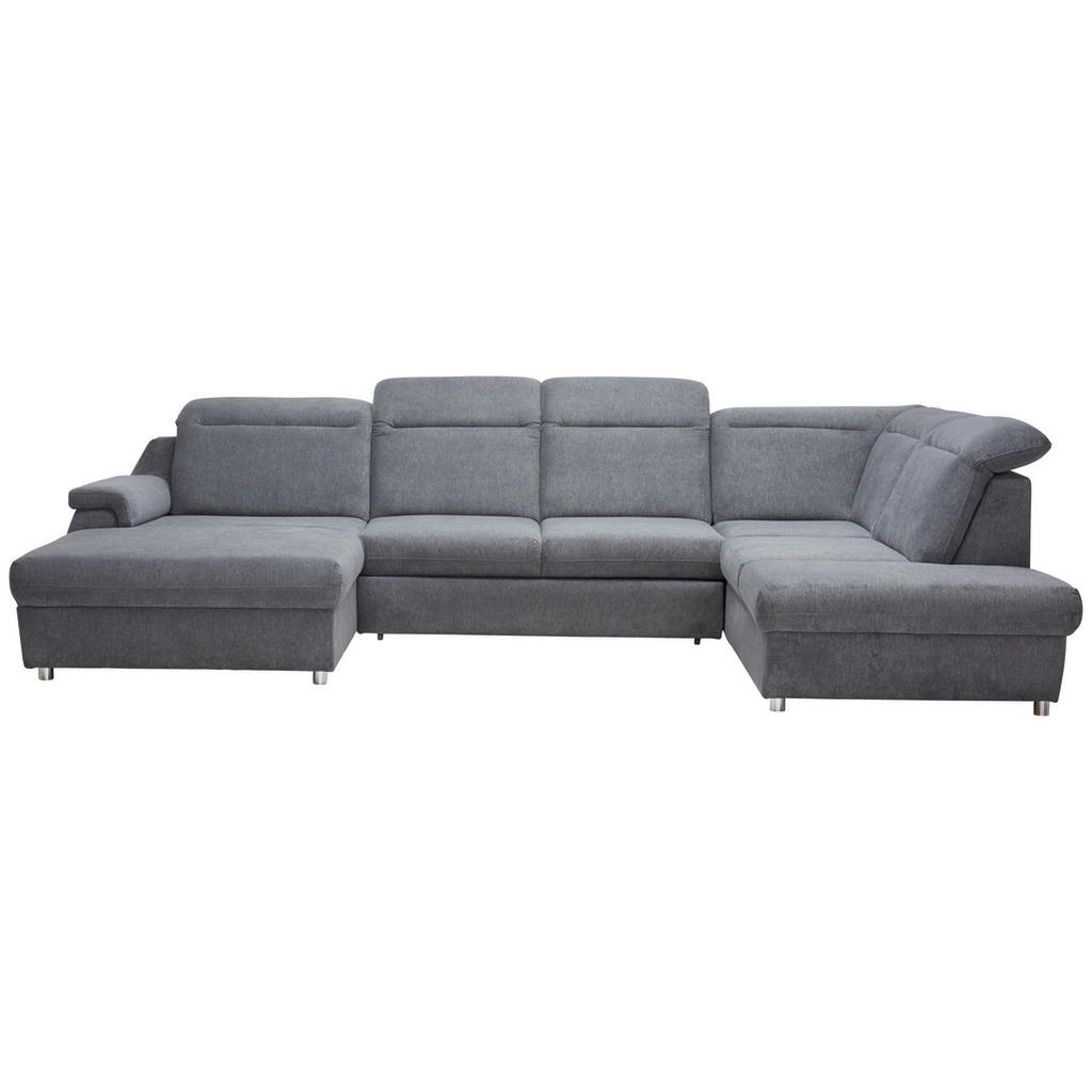 XXXLutz Sedací Souprava Textil Šedá Welnova