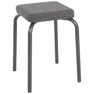 XXXLutz Stolička Stohovatelná Antracitová Šedá
