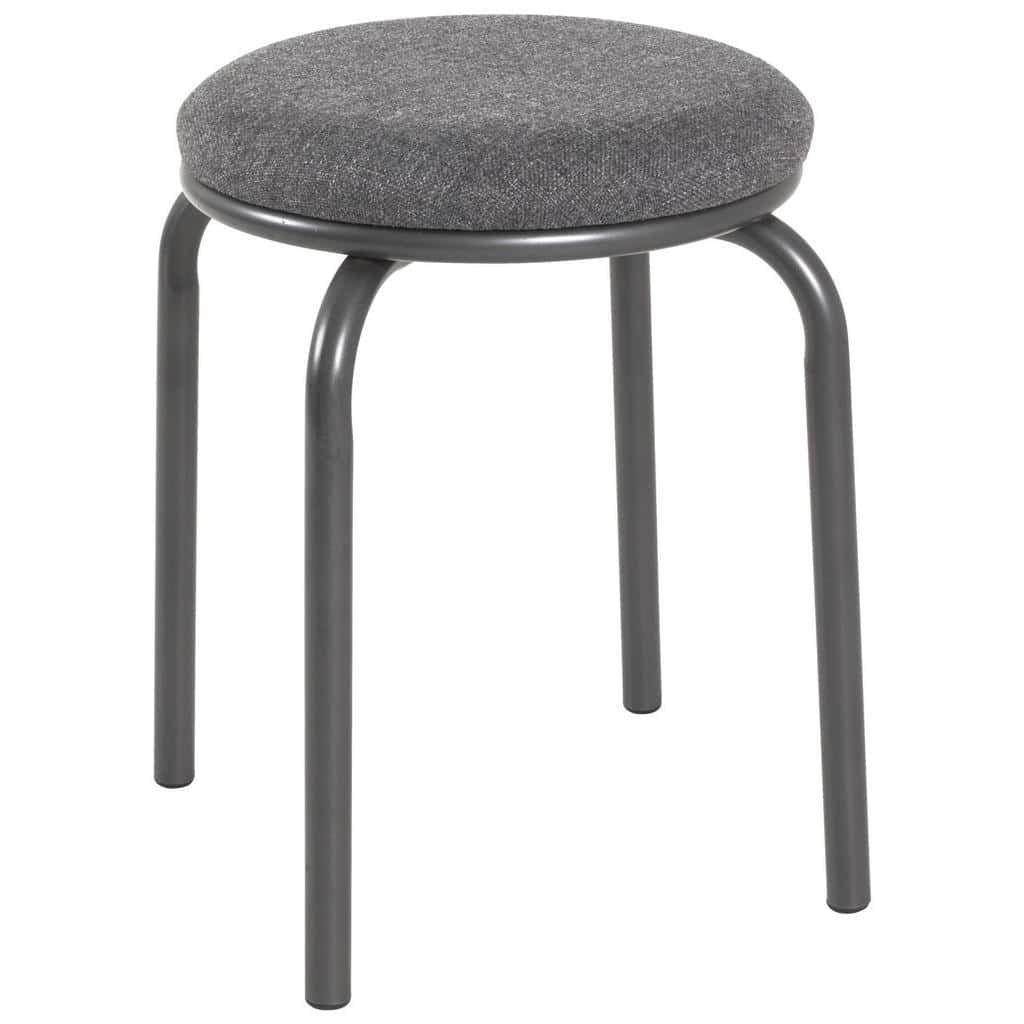 XXXLutz Stolička Stohovatelná Antracitová Šedá