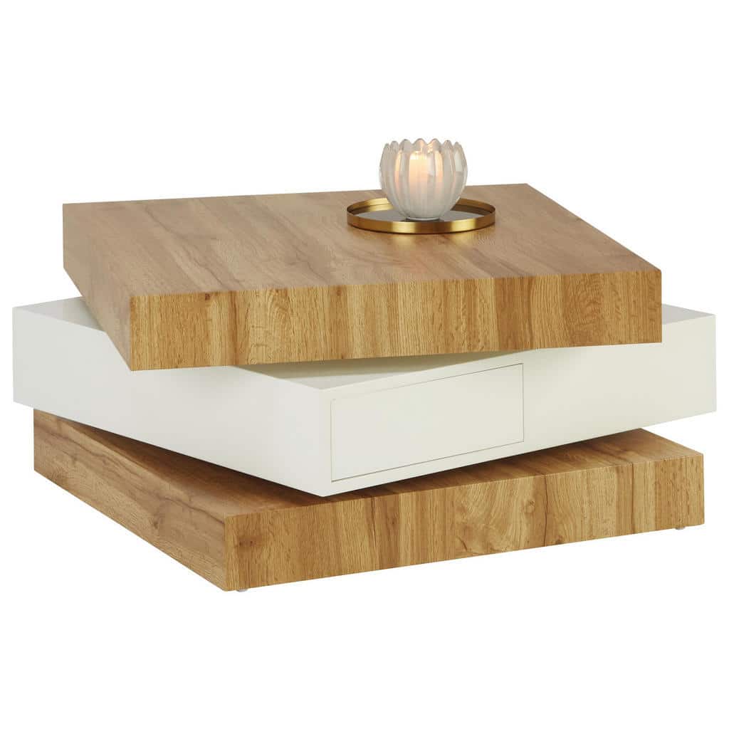 XXXLutz Konferenční Stolek Bílá Barvy Dubu Xora