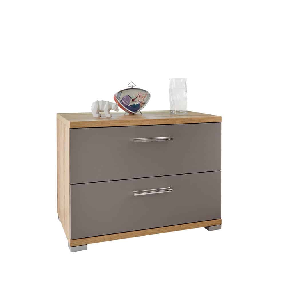 XXXLutz Noční Stolek Šedá Barvy Dubu Xora