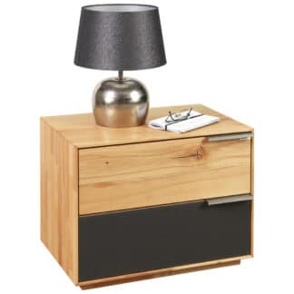 XXXLutz Noční Stolek Divoký Jádrový Buk Barvy Buku Tmavě Hnědá Valnatura