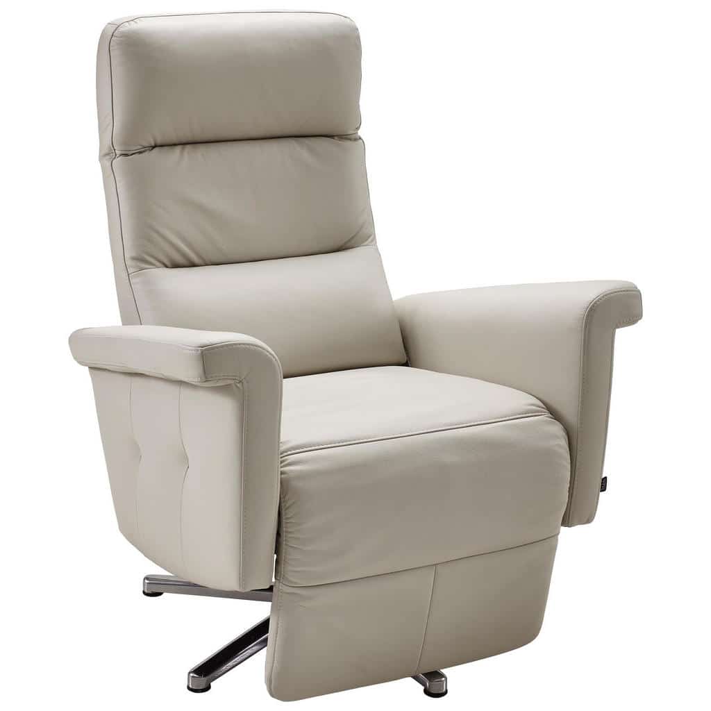 XXXLutz Relaxační Křeslo Kůže Krémová Stylife