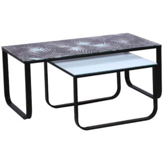 XXXLutz Sada Konferenčních Stolů Černá Bílá Carryhome