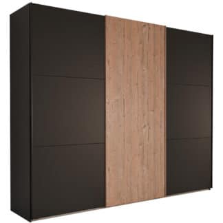 XXXLutz Skříň S Posuvnými Dveřmi Barvy Grafitu Barvy Smrku Xora