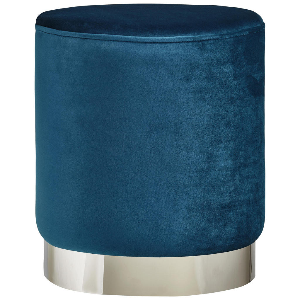 XXXLutz Taburet Barvy Chromu Petrolej Xora