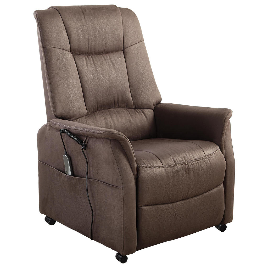 XXXLutz Televizní Křeslo Textil Hnědá Cantus