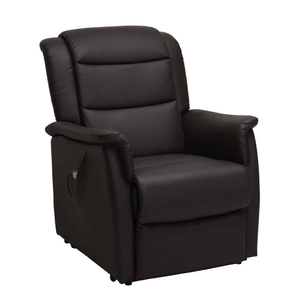 XXXLutz Tv Křeslo Textil Kůže Tmavě Hnědá Xora