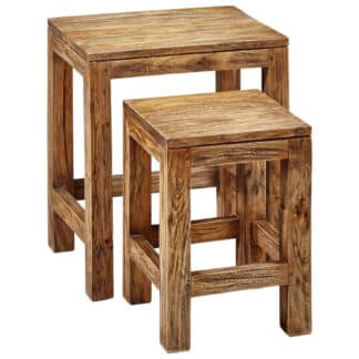 XXXLutz Sada Zasouvacích Stolků Mahagon Přírodní Barvy Landscape