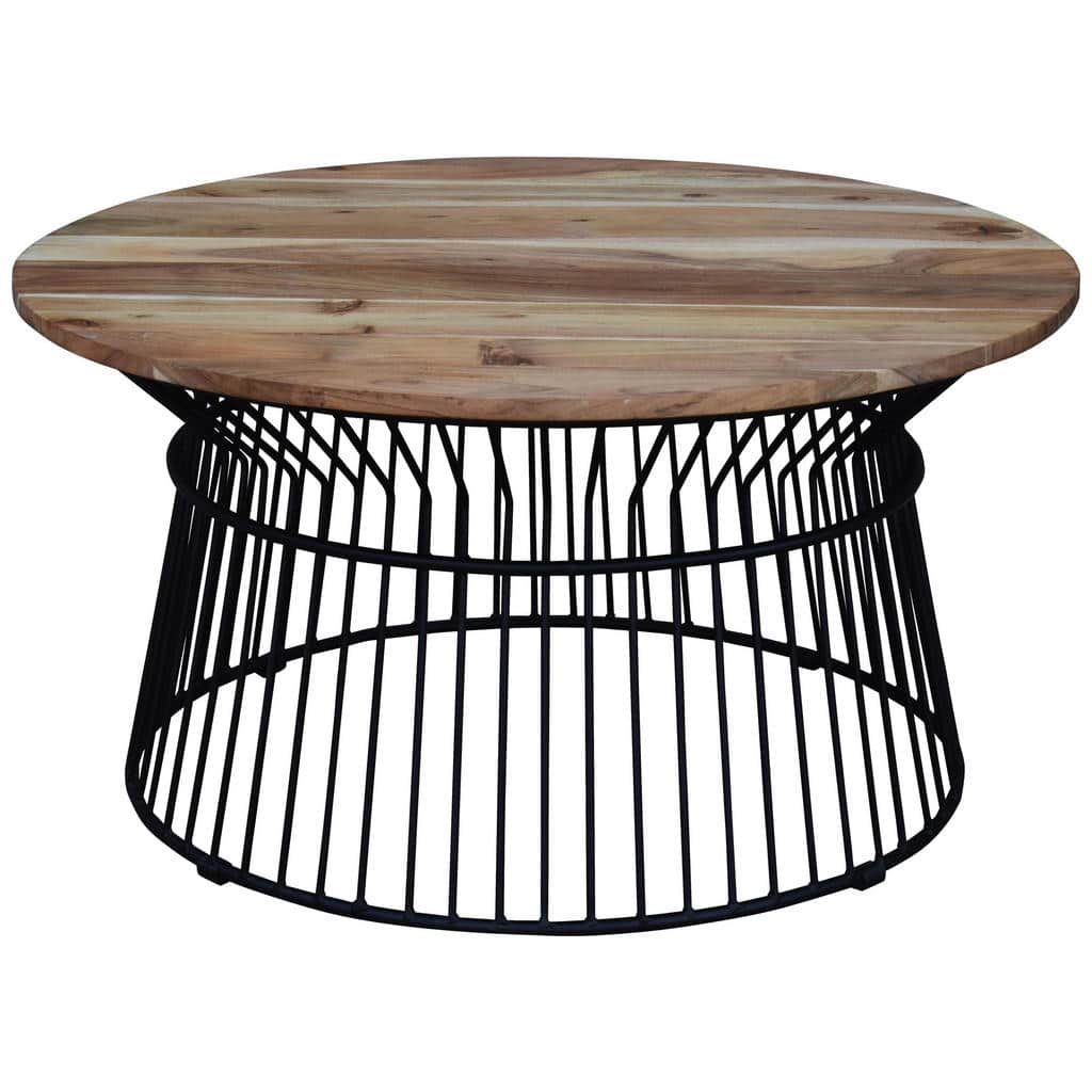 XXXLutz Konferenční Stolek Akácie Černá Barvy Akácie Carryhome