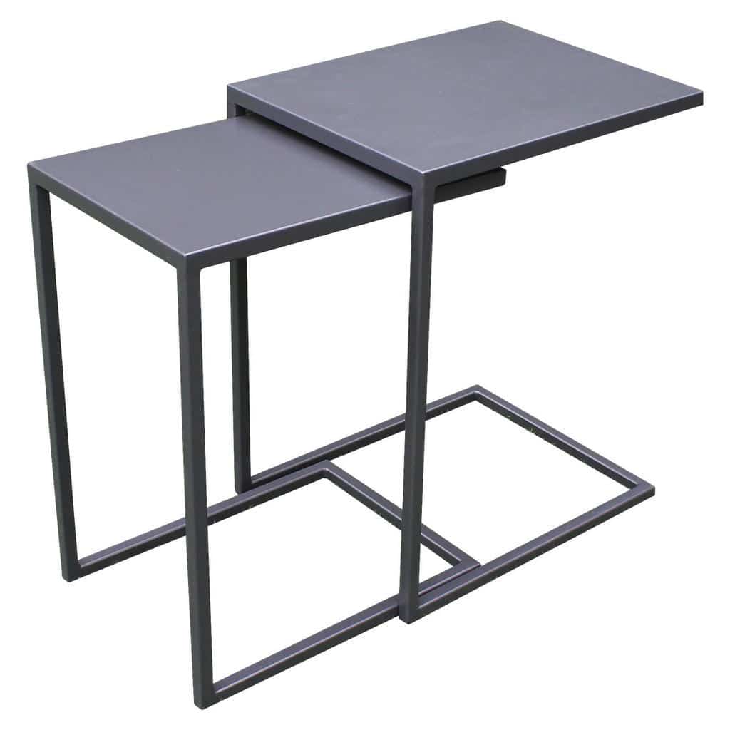 XXXLutz Sada Odkládacích Stolků Šedá Ambia Garden