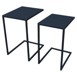 XXXLutz Sada Odkládacích Stolků Tmavě Modrá Ambia Garden