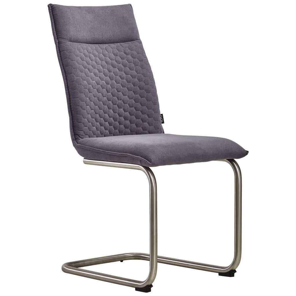 XXXLutz Pohupovací Židle Šedá Barvy Nerez Oceli Xora