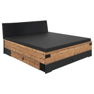 XXXLutz Postel 180/200 Cm Kompozitní Dřevo Barvy Grafitu Barvy Smrku Ti`me