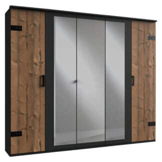 XXXLutz Šatní Skříň Barvy Grafitu Barvy Smrku Ti`me