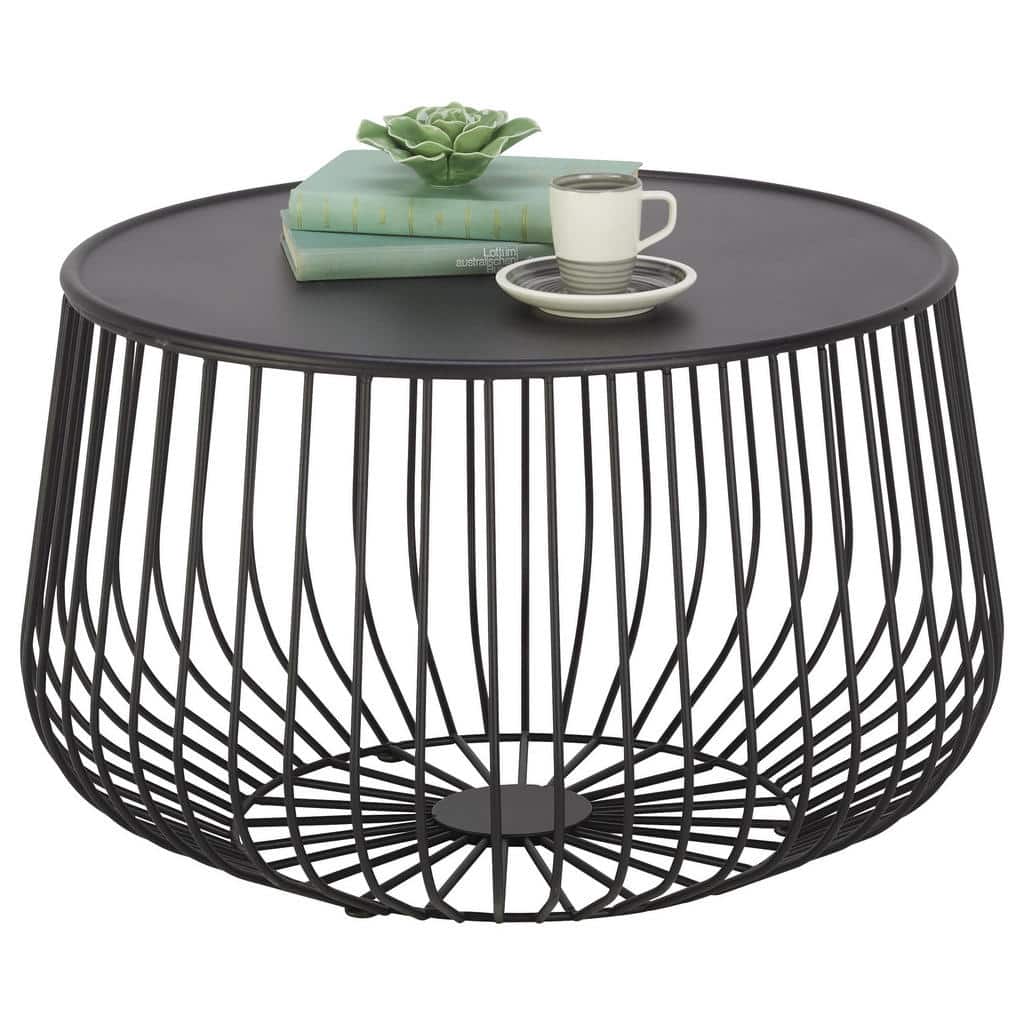 XXXLutz Odkládací Stolek Černá