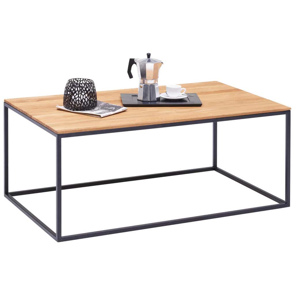 XXXLutz Konferenční Stolek Dub Černá Barvy Dubu Novel