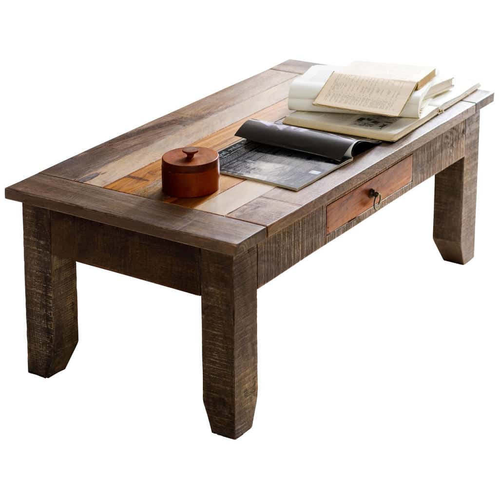 XXXLutz Konferenční Stolek Akácie Mangové Dřevo Teakové Dřevo Vícebarevná...