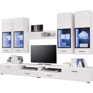 XXXLutz Obývací Stěna Černá Bílá Carryhome