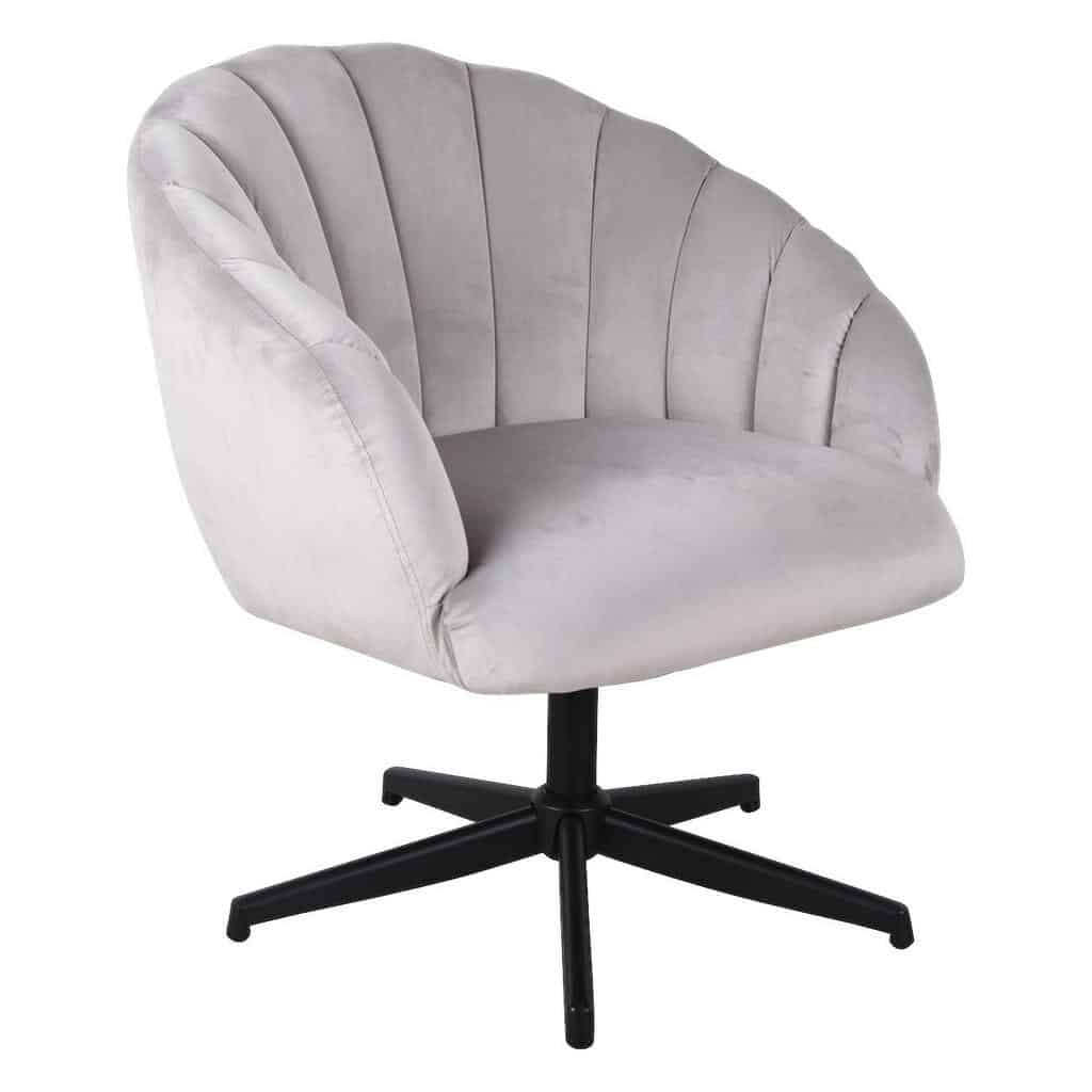 XXXLutz Křeslo Kov Textil Světle Šedá Carryhome