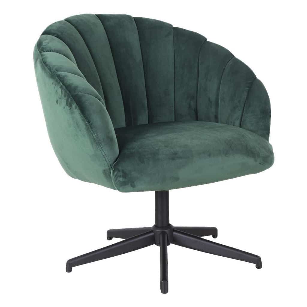 XXXLutz Křeslo Kov Textil Zelená Carryhome