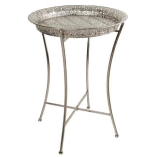 XXXLutz Odkládací Stolek Barvy Stříbra Ambia Home