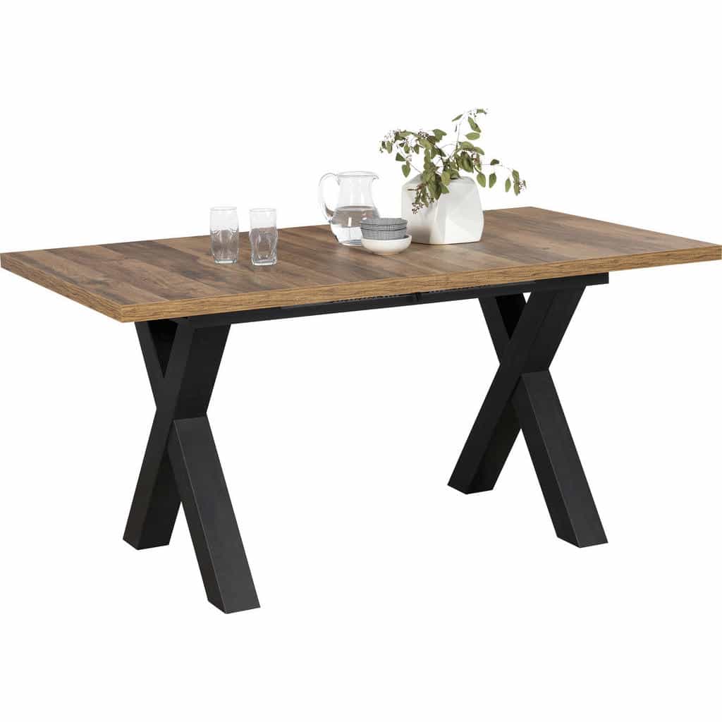 XXXLutz Jídelní Stůl Černá Barvy Dubu Hom`in