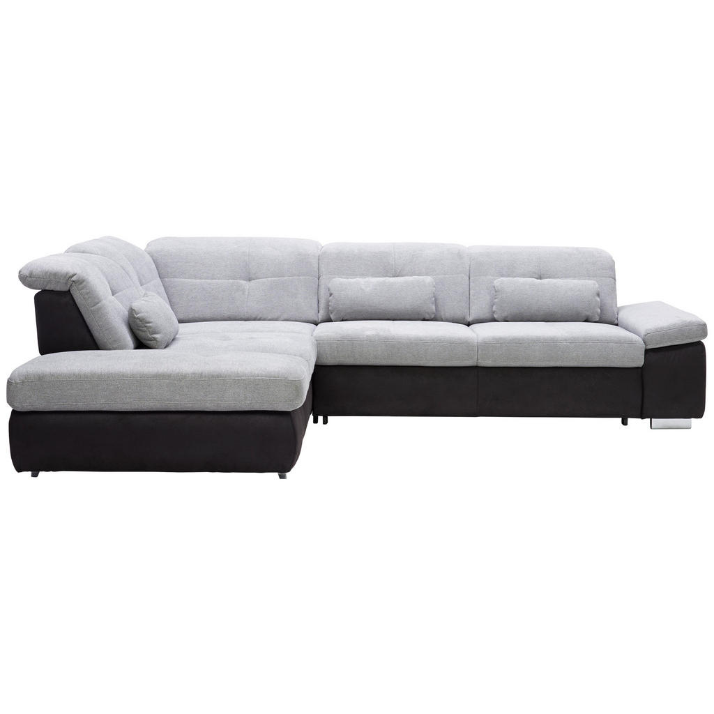 XXXLutz Sedací Souprava Textil Černá Barvy Hliníku Beldomo Style