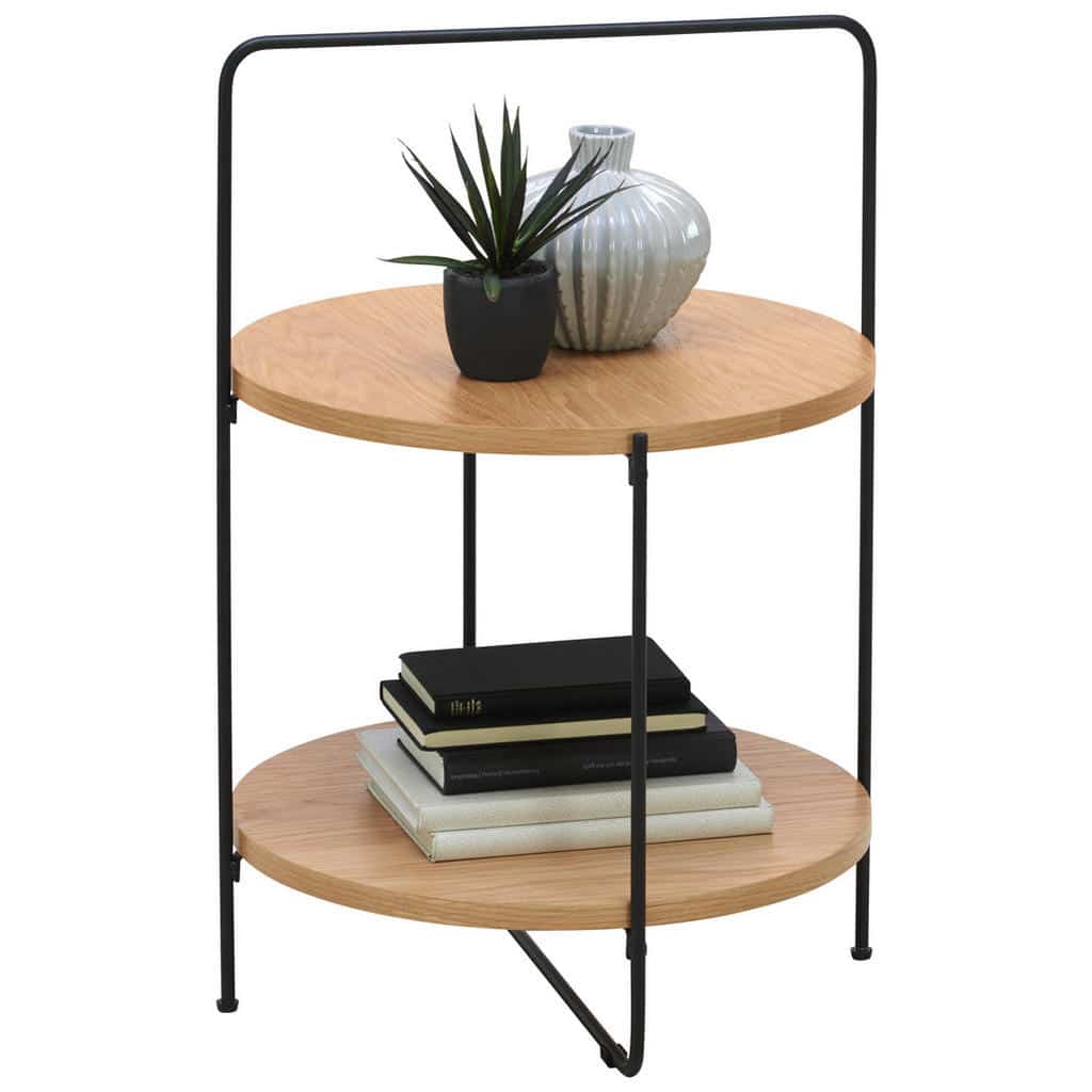 XXXLutz Odkládací Stolek Dub Černá Barvy Dubu Xora