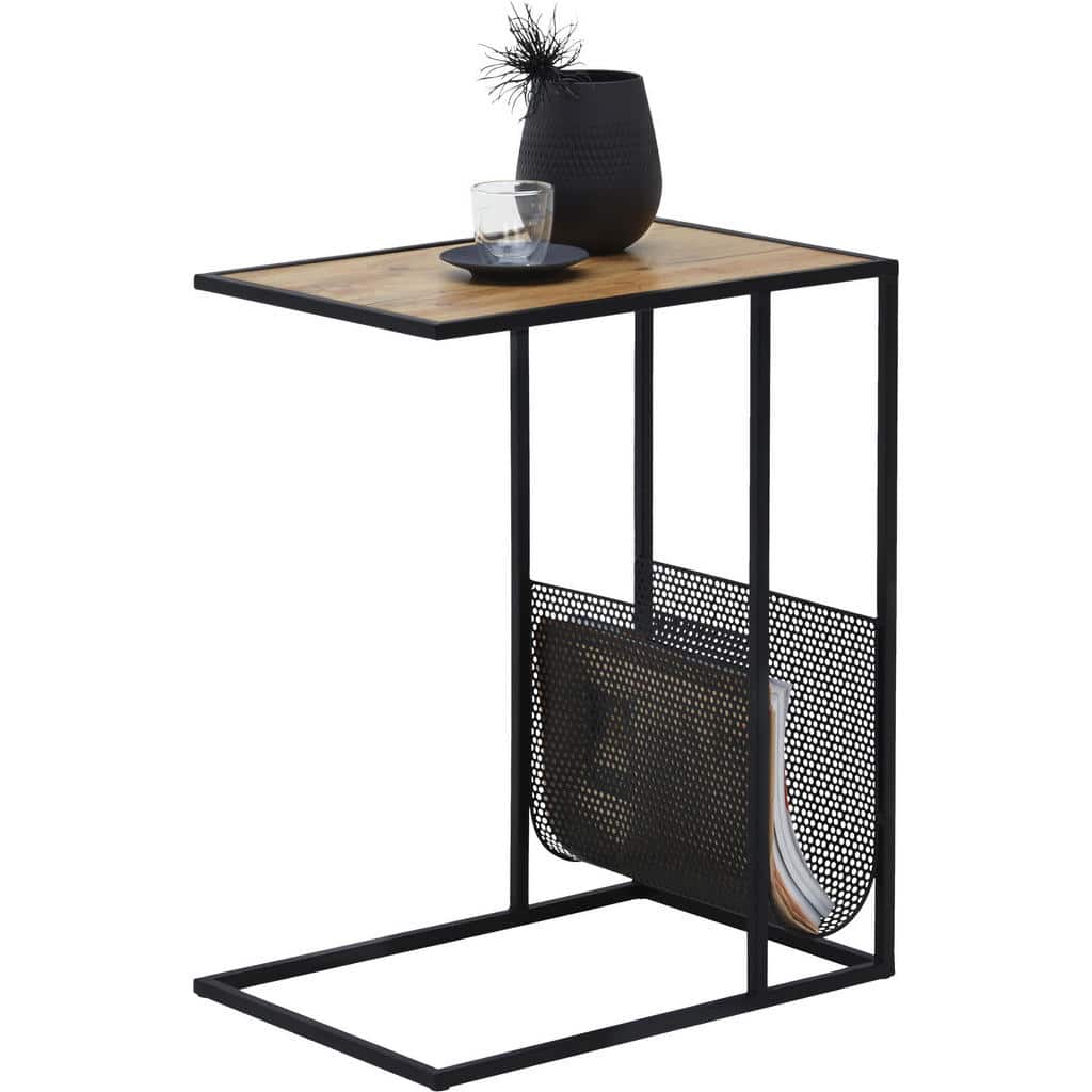 XXXLutz Odkládací Stolek Černá Barvy Dubu Carryhome