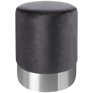 XXXLutz Taburet Šedá Barvy Nerez Oceli Xora