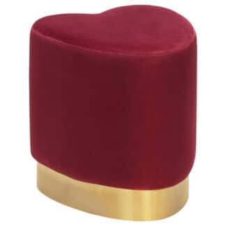 XXXLutz Taburet Borovice Barvy Zlata Tmavě Červená Carryhome