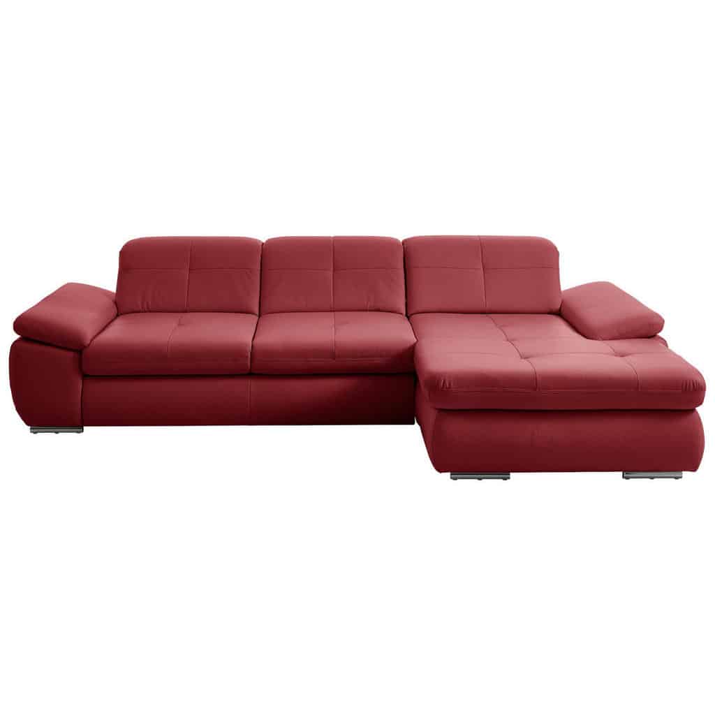 XXXLutz Sedací Souprava Kůže Červená Beldomo Speed