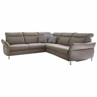 XXXLutz Sedací Souprava Kůže Šedá Beldomo Speed