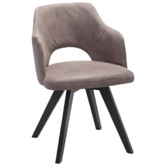 XXXLutz Židle S Područkami Hnědá Černá Venda