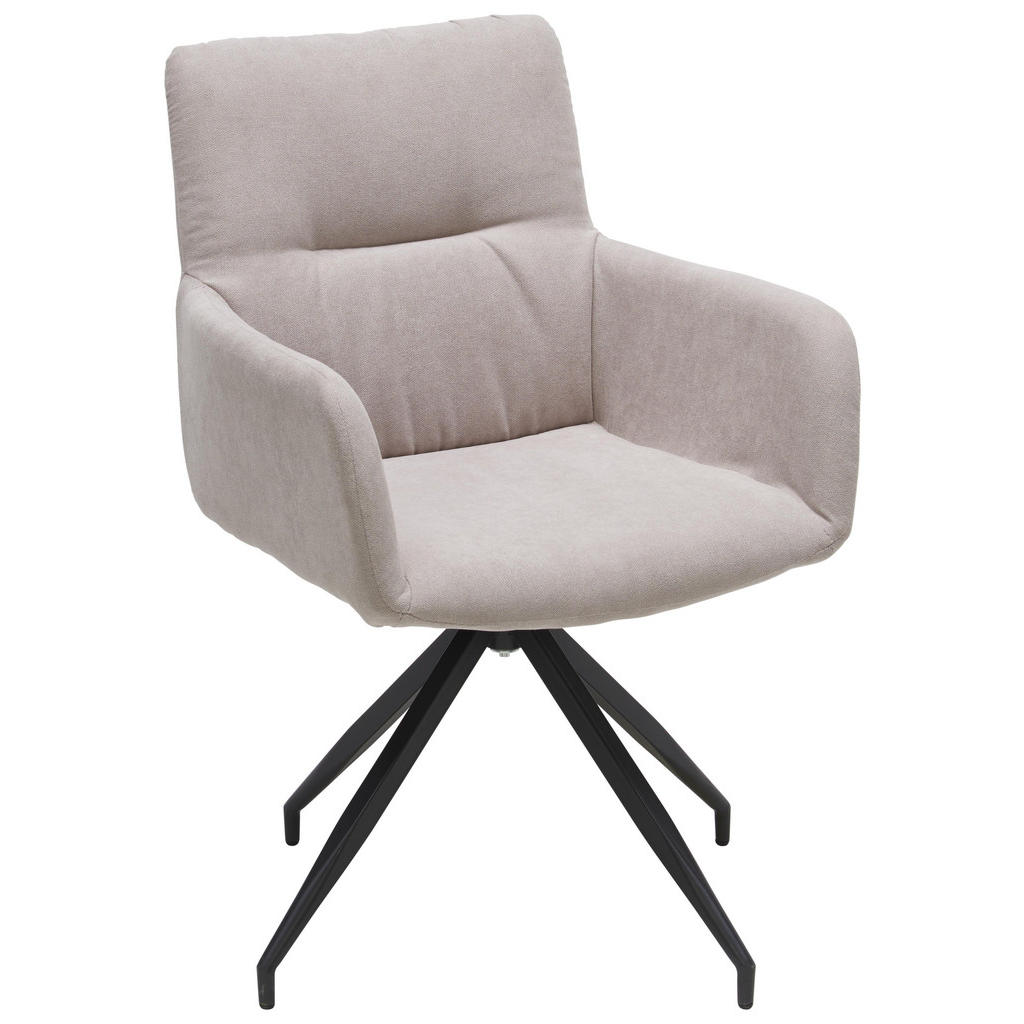 XXXLutz Židle S Područkami Antracitová Světle Šedá Hom`in