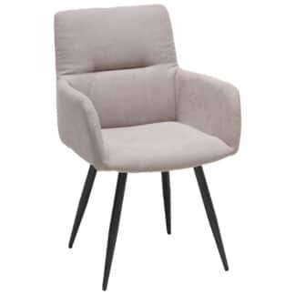 XXXLutz Židle S Područkami Antracitová Světle Šedá Hom`in