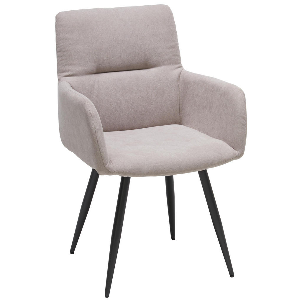 XXXLutz Židle S Područkami Antracitová Světle Šedá Hom`in