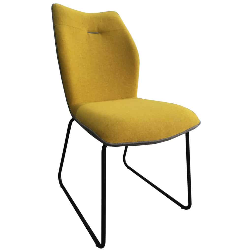 XXXLutz Židle Žlutá Šedá Novel