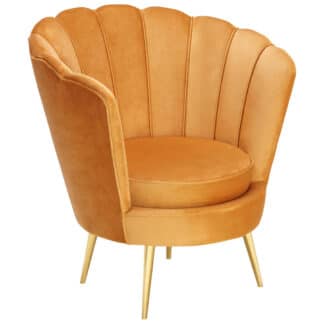 XXXLutz Křeslo Textil Barvy Zlata Curry Žlutá Xora